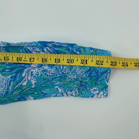 Lilly Pulitzer Seaview Swimsuit/Beach Cover, NWOT, 100% Linen, Sz. XS Resort - Picture 6 of 8